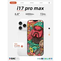Смартфон I17 Pro Max (EAC)12+512 ГБ, 6000 mAh