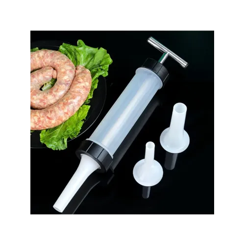 Ручной шприц для колбас с 3 насадками мясной инжектор Ручной шприц для колбас с 3 насадками мясной инжектор