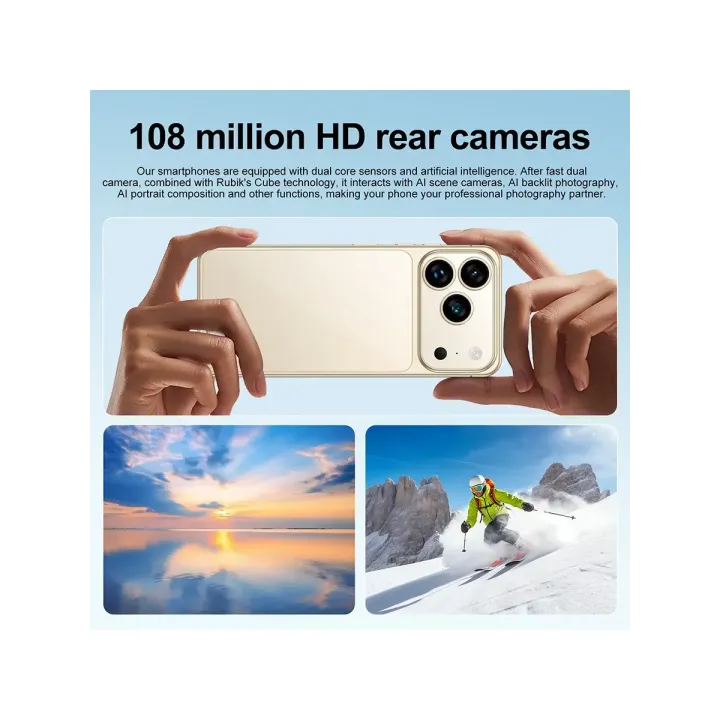 Cмартфон 17 Pro Max,Ростест (EAC)12+512 ТБ，Долгая автономка